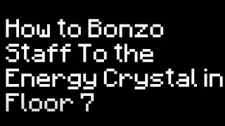 How to Bonzo Staff the energy crystal in Floor 7 SKIT