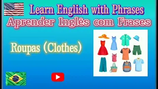 Aprender #Inglês com Frases Úteis - Roupas Vocabulário.Learn #English with Useful Phrases - Clothes.