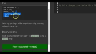 Iterate with Javascript While Loop freeCodeCamp Basic Javascript