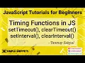 34 - settimeout and setinterval functions in JavaScript Timing Functions in JavaScript
