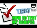 03 Test my scripts Arma 3