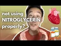 How to PROPERLY use nitroglycerin sublingual