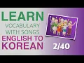 Download Lagu Learn Korean vocabulary with songs (2/40) | English to Korean | Let's learn words related to People!
