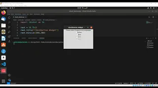 Tkinter Checkbutton Widget