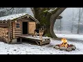 Download Lagu I Built My Dream Off-Grid Cabin using Only Hand Tools with My Dog