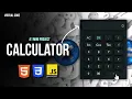 Build Calculator Using HTML CSS JS Mini Project