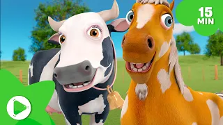 ¡Maratón de Episodios Divertidos! 🐮 Serie La Granja de Zenón | El Reino Infantil