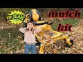 Mulch Kit Review Cub Cadet Ultima zt1 Is It Worth It How to mulch leaves