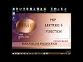 Lecture 8 Php Function in Urdu Hindi