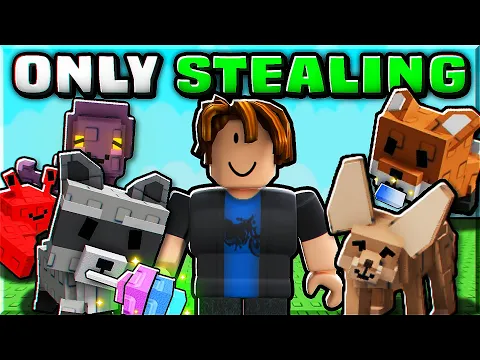 Video Thumbnail: Starting Over in Grow a Garden with Only STEALING PETS