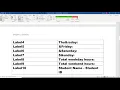 Visual Basic programming application to calculates the total weekday hours weekend hours part1