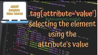 jQuery Tutorials - using jquery attribute