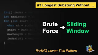 LeetCode Longest Substring Without Repeating Characters in Java Brute Force to Sliding Window