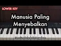 Download Lagu (LOWER KEY) Manusia Paling Menyebalkan - BIANCADIMAS | Piano Karaoke by Andre Panggabean