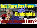 Buy Here Pay Here - vs
