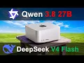 Qwen 3 8 27B vs DeepSeek V4 Flash I Built the Same Apps With Both Locally