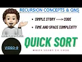 Quick Sort Simple Story Story To Code Recursion Concepts And Questions 9