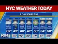 NYC weather for March 16
