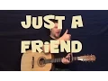 Download Lagu Just A Friend (Biz Markie) Easy Strum Guitar Lesson How to Play Tutorial