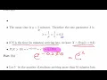 Exponential Distribution - Worked Example with Binomial Distribution
