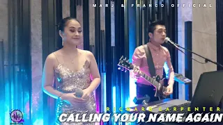 CALLING YOUR NAME AGAIN RICHARD CARPENTERS MARJ FRANCO COVER 