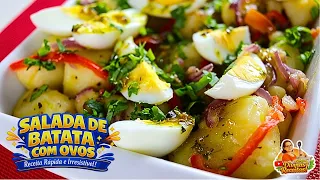 DELICIOSA SALADA DE BATATA COM OVOS: RECEITA RÁPIDA E IRRESTÍVEL!