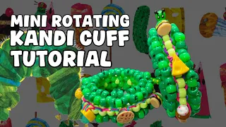 Mini Rotating Kandi Cuff Tutorial Beginner Friendly Easy Kandi Tutorial