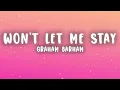 Graham Barham - YOU WON'T LET ME STAY (Lyrics)