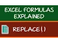 REPLACE Formula in Excel