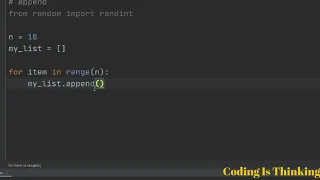 Learn Python Programming - Append List Method English