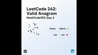 LeetCode 242 Valid Anagram NeetCode150 Day 2 Java Solution Explained
