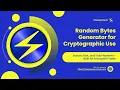 Random Byte Generator for Cryptographic Use