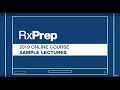 RxPrep 2019 Sample NAPLEX Review Lectures