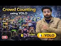 Crowd Counting using Yolo Object Detection and Tracking using Yolo