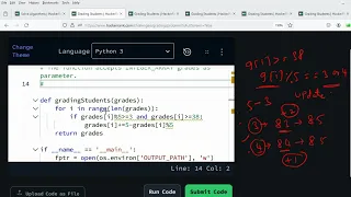 11 Grading students something new in python