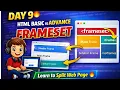 Day 9 of HTML Complete Course Basic to Advance HTML Frameset