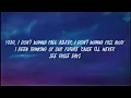 Powfu - Death Bed (Lyrics) "dont stay away for too long"