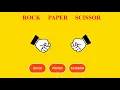 ROCK PAPER SCISSOR GAME USING HTML CSS AND JAVASCRIPT WEB DEV PROJECTS TUTORIAL