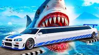 СМОЖЕТ ЛИ ЛАМБА ПРОЕХАТЬ МЕГАЛОДОНА В ГТА 5 ? - ЭКСПЕРИМЕНТ В GTA 5