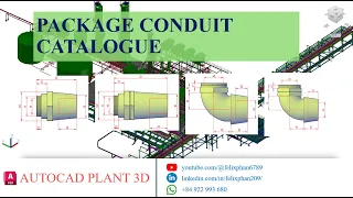 AutoCAD Plant 3D Python Scripts PACKAGE CONDUIT CUSTOM PYTHON SCRIPT