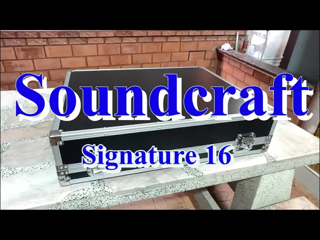 กล่องใส่มิกซ์เซอร์ soundcraft signature 16