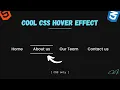Create a CSS underline hover effect animation