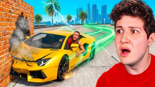 Cada que CHOCO mi AUTO se HACE más RÁPIDO en GTA 5! 🚘⚡️ (Mods)