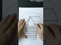 Download Lagu Drawing and Coloring a wooden house #gambarhitamputih #shorts  #drawing