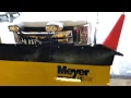 Meyer Lotpro snowplow cutting egde install of rubber cutting edge Ford f250 4x4