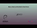 What is Shell and Sub Shell in Bash Script