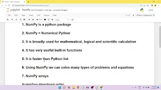 NumPy Tutorial - 1 Introduction to NumPy 1D 2D 3D Array ndim NeuralQuest