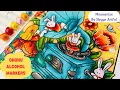 Cozy Coloring Time Lapse Ohuhu Alcohol Markers Adult Coloring Book Mesmerize
