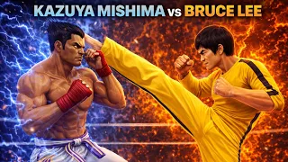 KAZUYA vs BRUCE LEE 🐉 TOO FAST to COUNTER ⚡