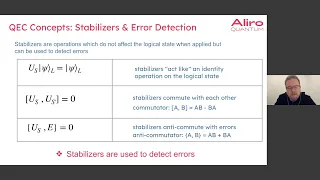 Quantum Error Correction Core Concepts Stabilizers and Error Detection